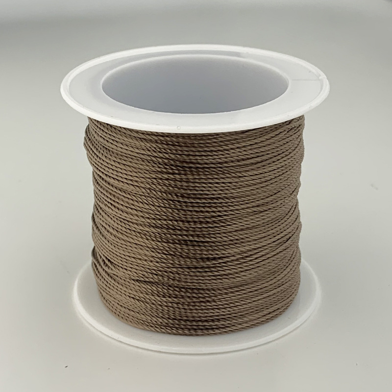 12 hilos de alambre trenzado hilo rojo hilo de color Morandi cuerda trenzada collar cuerda cuerda trenzada a mano material de bricolaje