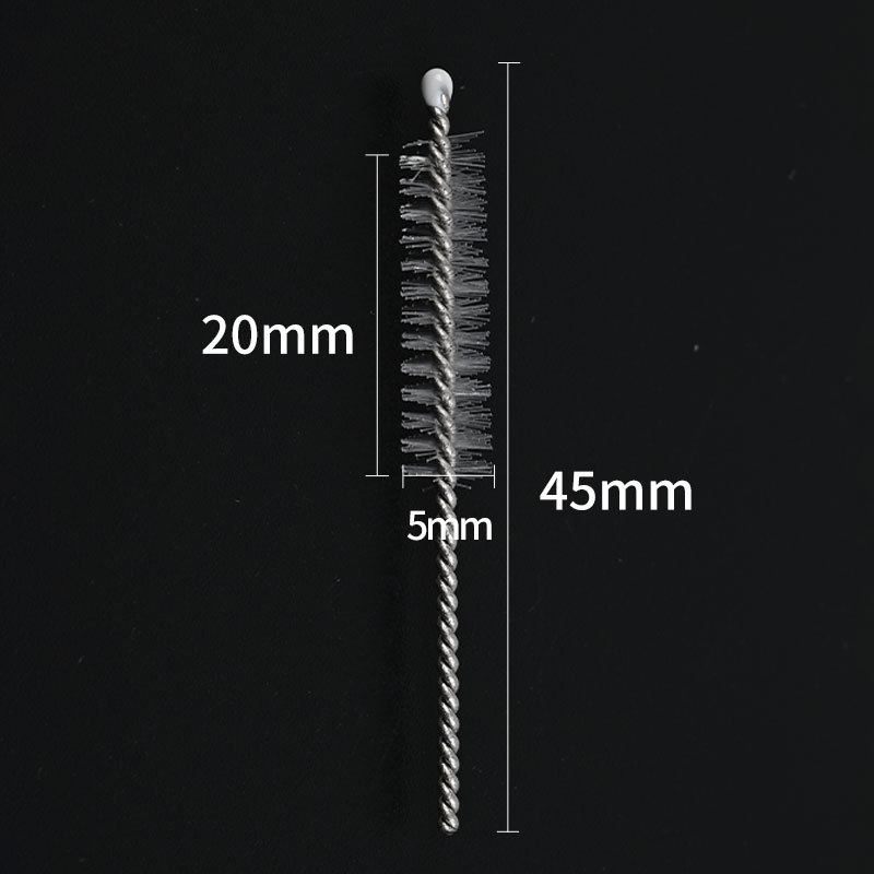 Cepillo de limpieza manual desechable Cepillo de limpieza de pajitas de acero inoxidable Cepillo de nailon Cepillo de limpieza Cepillo de limpieza de laboratorio