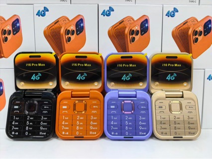 (Cross-border trading), (Wholesale), folding mobile phone for students for elderly, intel core i16, 4G