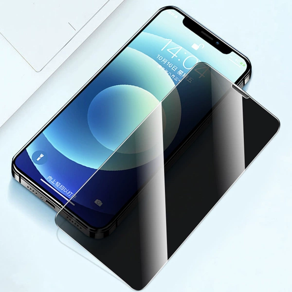 Borderless privacy and dustproof tempered film [bare chip]