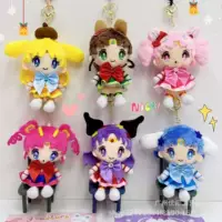 Трансграничный мультфильм Sanrio одеваются Сейлор Мун школьная сумка подвеска кукла кукла плюшевая игрушка брелок