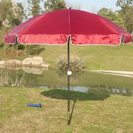 户外伞地插沙滩伞脚底座金属泥插销亚马逊跨境代发现货铁插脚现货