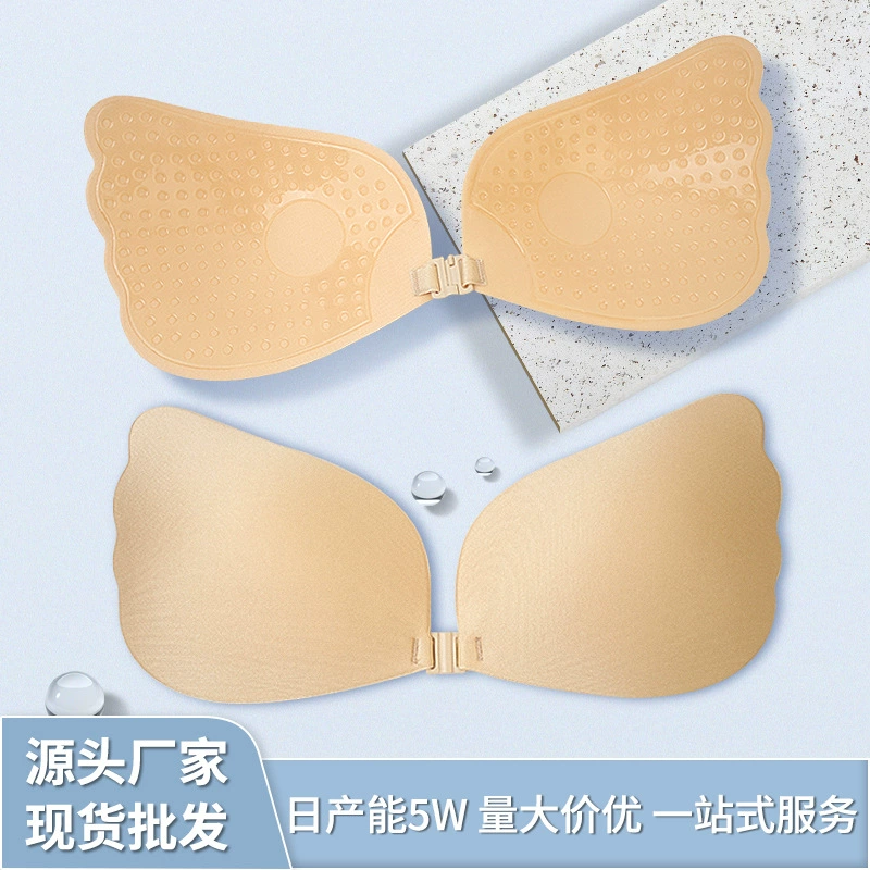 Женская нашивка на грудь для свадебного платья, силиконовая невидимая большая грудь, летняя тонкая дышащая бретелька, утолщенная грудь, пуш-ап, защищенная от пота, нашивка на грудь
