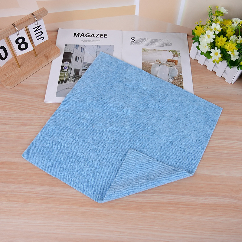 Tejido de urdimbre toallas cuadradas de microfibra ultrasonida sin bordes diseño de automóviles belleza limpieza doméstica no pierde cabello comercio exterior exclusivo