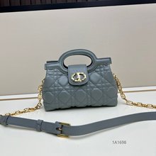2025新款Dlady横版戴妃菱格链条单肩双肩斜挎高级时尚手提女包