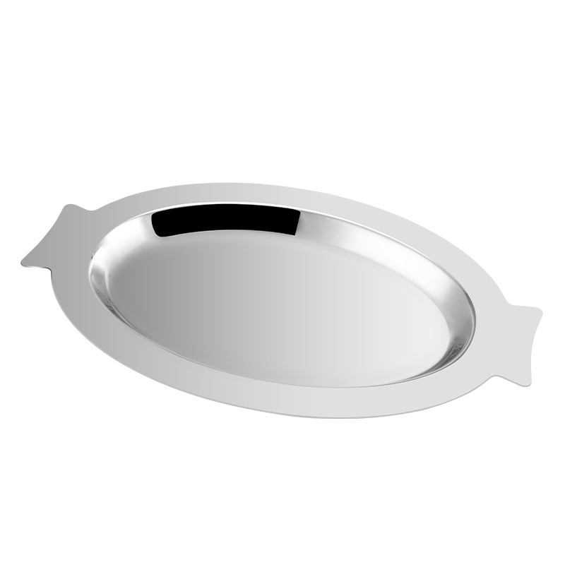 316 acero inoxidable grueso plato de pescado asado plato de pescado coreano plato de barbacoa creativo plato de pescado casero plato de pescado comercial al vapor plato de pescado