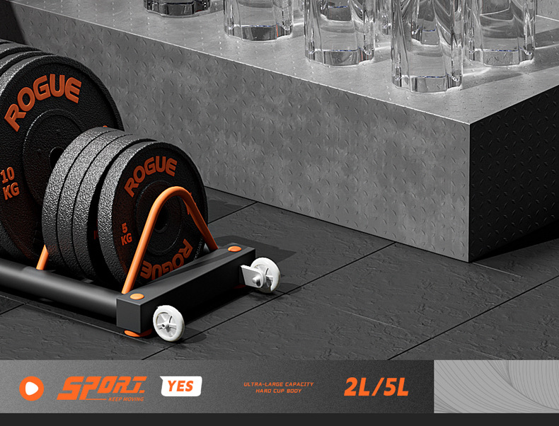 Extra Large Capacity Plastic Bottle High Temperature Resistant Ton Bucket 2025 Summer New Model For Men Sports_voghion.com