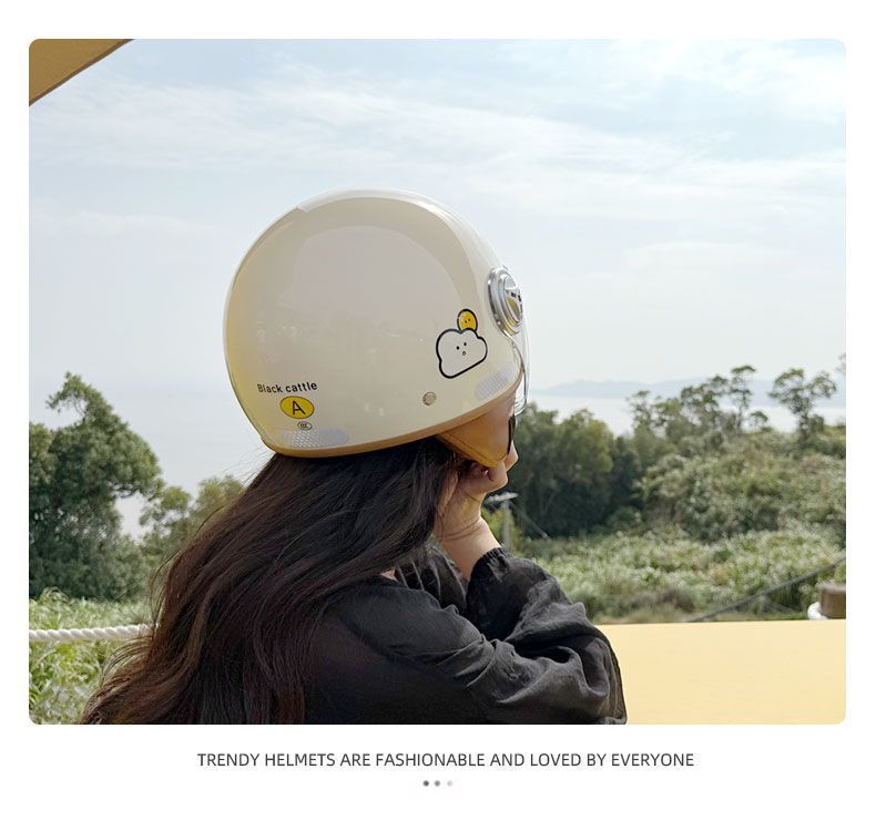 Electric Vehicle Helmet 3C Certified Winter Warm Motorcycle Full Helmet