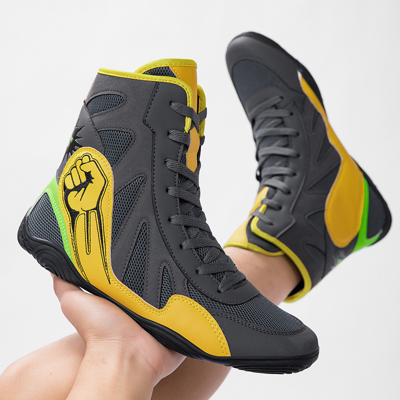 Cross-Border Professional Boxing Shoes, Wrestling Shoes, Soft, Comfortable, Non-Slip, Wear-Resistant Training and Competition Shoes, Indoor Training Shoes Cross-Border Professional Boxing Shoes, Wrestling Shoes, Soft, Comfortable, Non-Slip, Wear-Resistant Training and Competition Shoes, Indoor Training Shoes