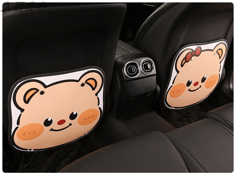 Car seat back anti-kick pad rear universal child dirt-resistant car rear seat protective pad protective pad storage female