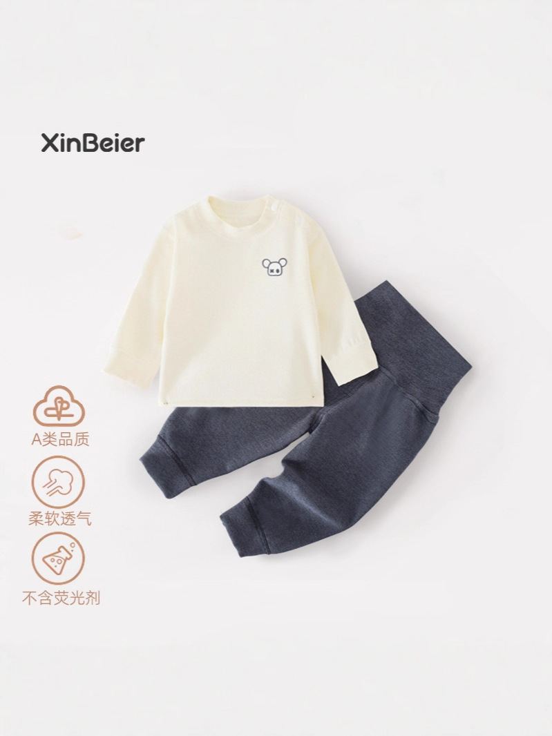 2025 nuevo conjunto de ropa interior cálida para niños chaqueta de otoño pantalones de otoño para hombres y mujeres camisetas de camisa de terciopelo de doble cara pijamas ropa para el hogar