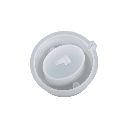 Poppy diy crystal glue resin plaster aromatherapy oval six-sided rectangular love doorbell silicone mold