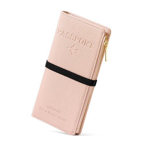 New multi-card slot niche zipper anti-theft brush passport bag cross-border travel design multi-functional document storage card bag