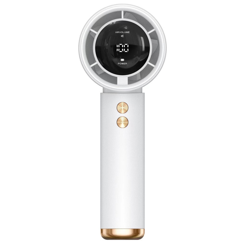 新しい 100 スピード高速ハンドヘルドファン USB ミニポータブル充電タービン小型ファンデスクトップ小型扇風機|undefined