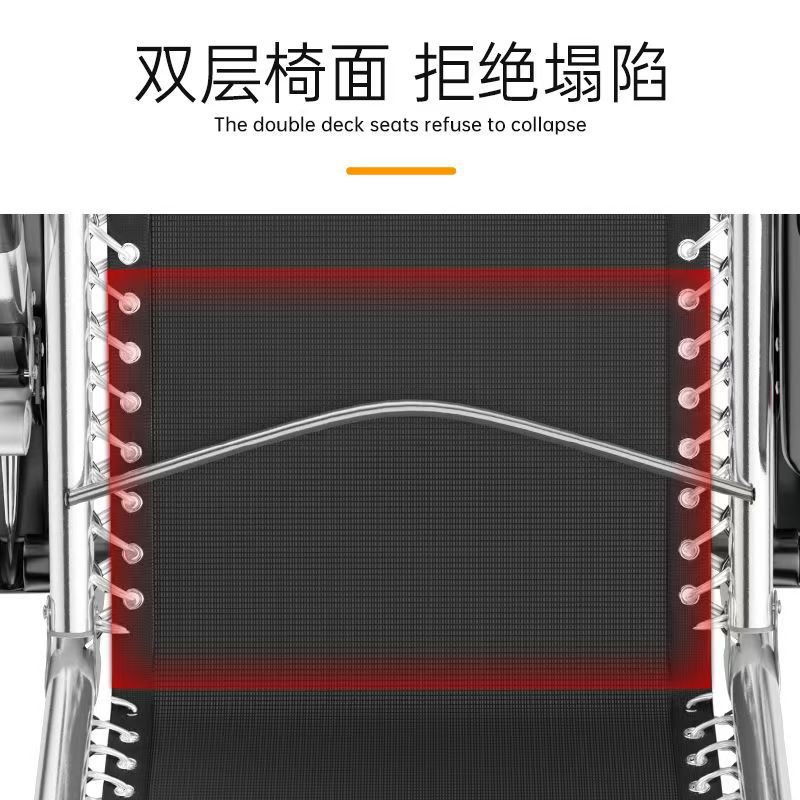 Silla reclinable Silla plegable Silla de almuerzo Silla de siesta Oficina Silla perezosa Silla de playa para el hogar