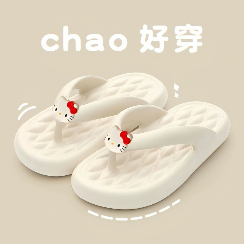 Hello Kitty, милые вьетнамки, комфортные шлепанцы