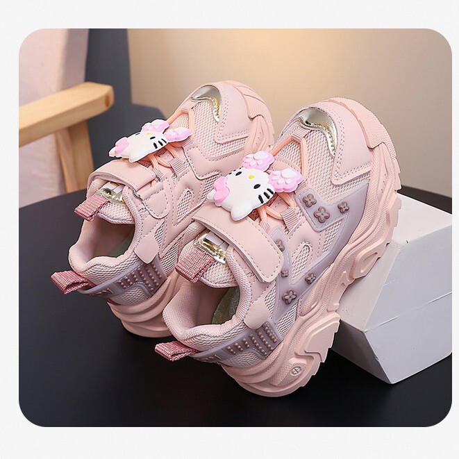 Girls' Hello Kitty Sneakers Summer 2026 New Lightweight Breathable Running Shoes for Children and Older Kids Dad-Style Mesh Shoes Girls' Hello Kitty Sneakers Summer 2026 New Lightweight Breathable Running Shoes for Children and Older Kids Dad-Style Mesh Shoes