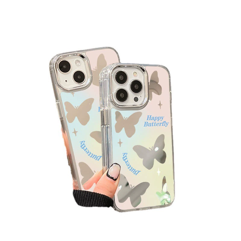 Aппле, совместимый чехол для телефона, iPhone13 Pro, iPhone 12, градиент, зеркальный эффект, iphone