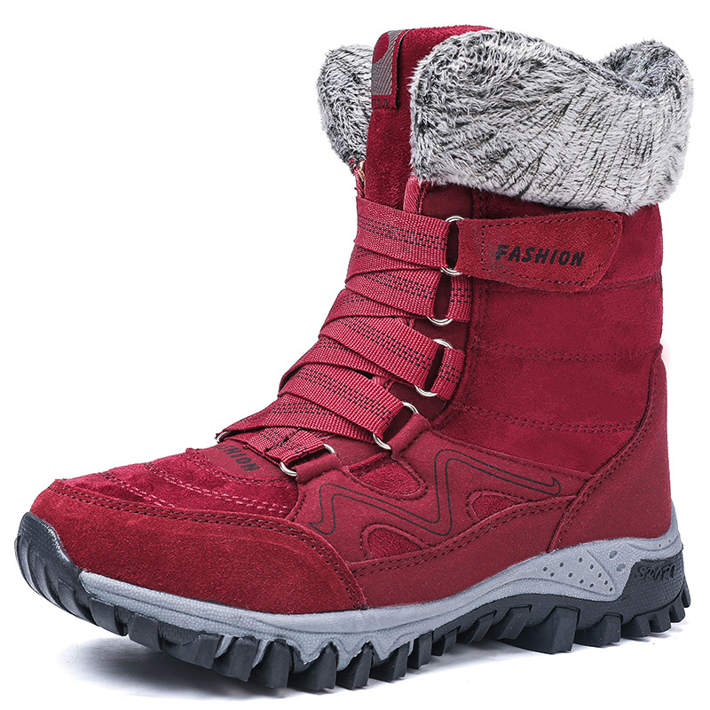 New High Top Boots With Snow And Plush Thick Cotton Boots, Cold Resistant Boots, Children's Boots_voghion.com