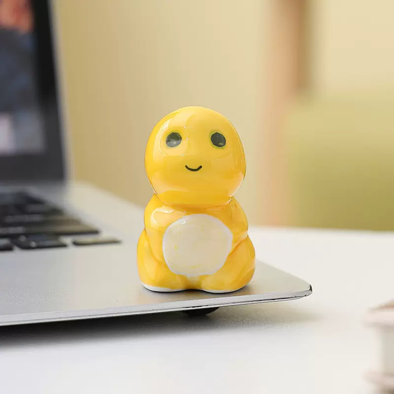 可爱迷你奶龙陶瓷工艺品家居装饰品桌面摆件节日礼品伴手礼批发