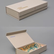 礼盒定制书型盒抽拉盒天地盖包装盒企业定做 高级感磁吸翻盖半扣