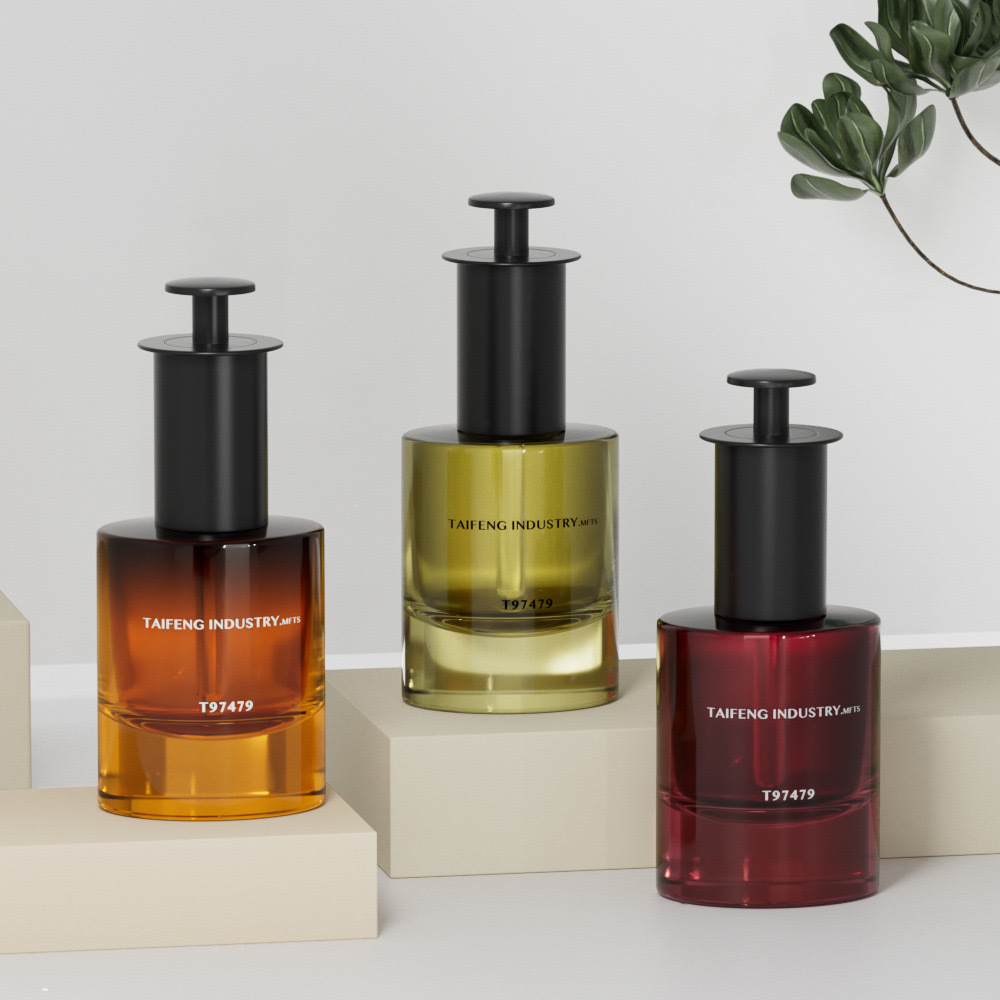 Suministro disponible de botellas de líquido de 30 ml con fondo grueso, botellas de esencia, botellas con gotero, botellas con bomba, botellas dispensadoras de cosméticos, botellas de vidrio.