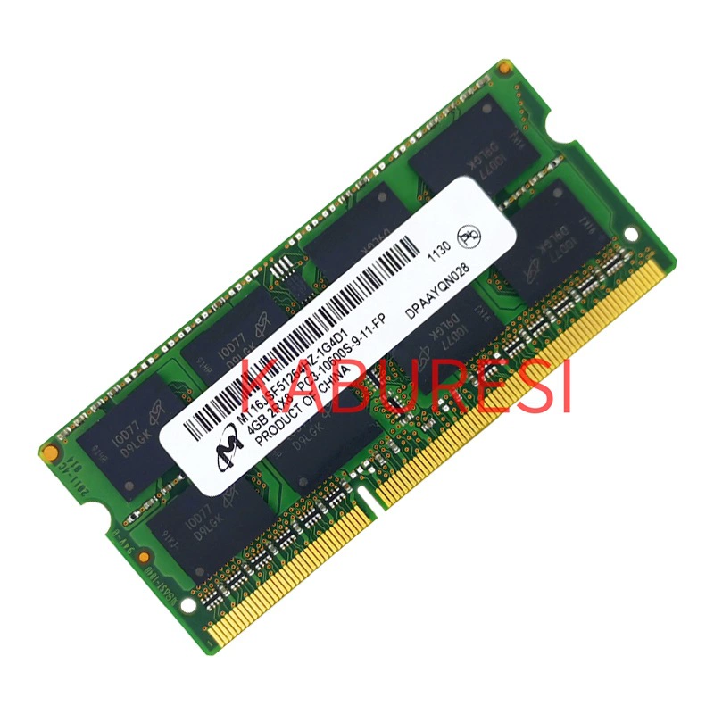 DDR3 памяти 4ГБ 1333МГц PC3-10600 для ноутбука MT16JTF25664A