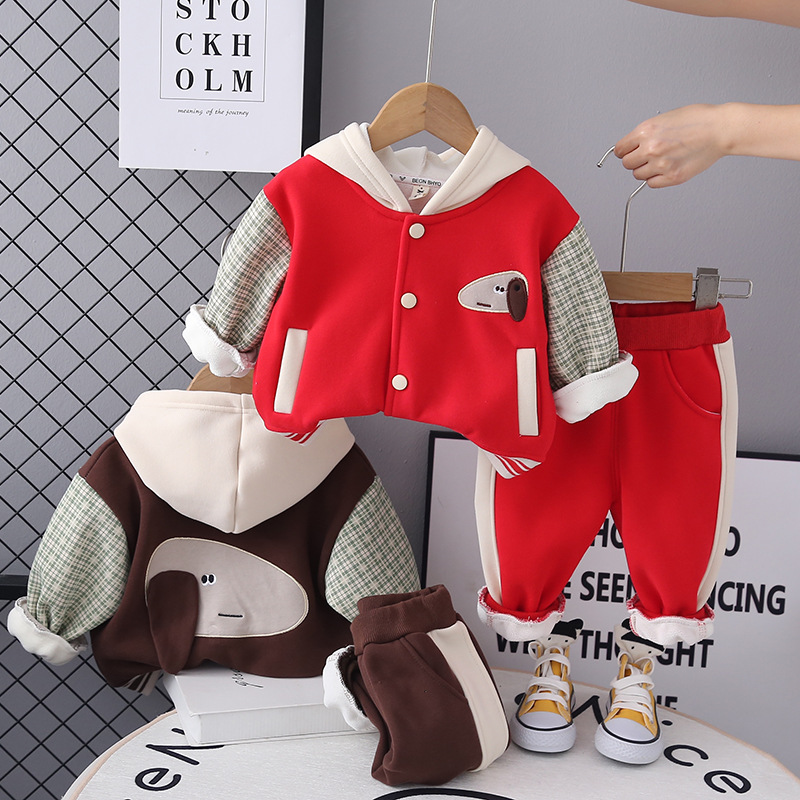 Cappotto da baseball Cappello da bambino Set da due pezzi per ragazze Primavera e Nuovo Autunno Bambini_voghion.com