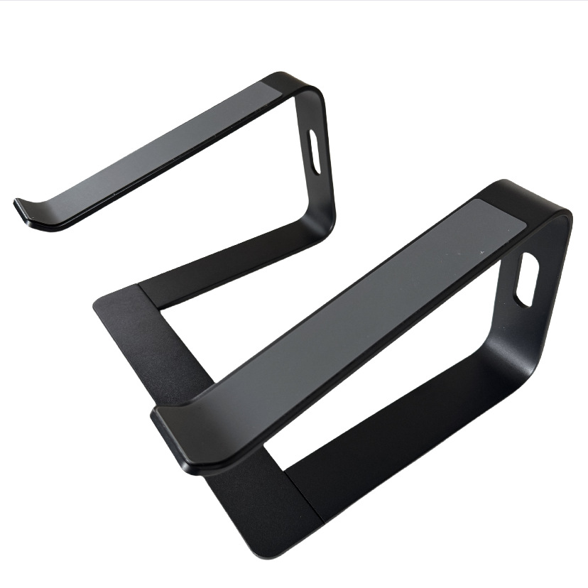 Soporte para computadora portátil con refrigeración, desmontable, portátil para viajes de negocios, soporte para computadora portátil de aleación de aluminio, soporte elevado