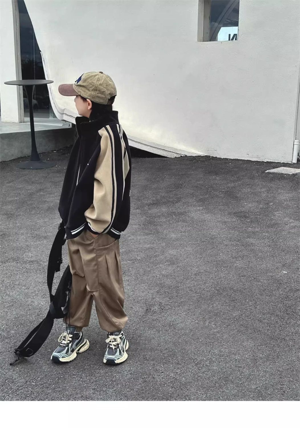 2024 neue lose Frühling und Herbst vielseitige Strickjacke, Mädchen hübscher Hoodie, Baseball-Jacke, trendy_voghion.com