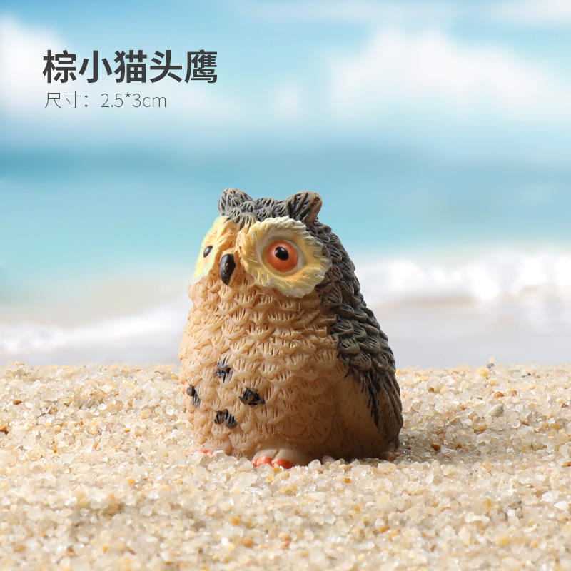 Pecera Micropaisaje Simulación de paisajismo Dibujos animados Paquete de coral Coconut Beach Montaña Esquivar Decoración de la casa