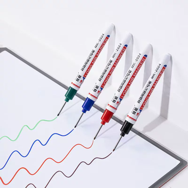 Многоцелевой глубокая дыра длинная головная маркер, деревянная плитка, глубокая дыра, маркер, быстрый сухой масляный боеголовка, деревянная ручка