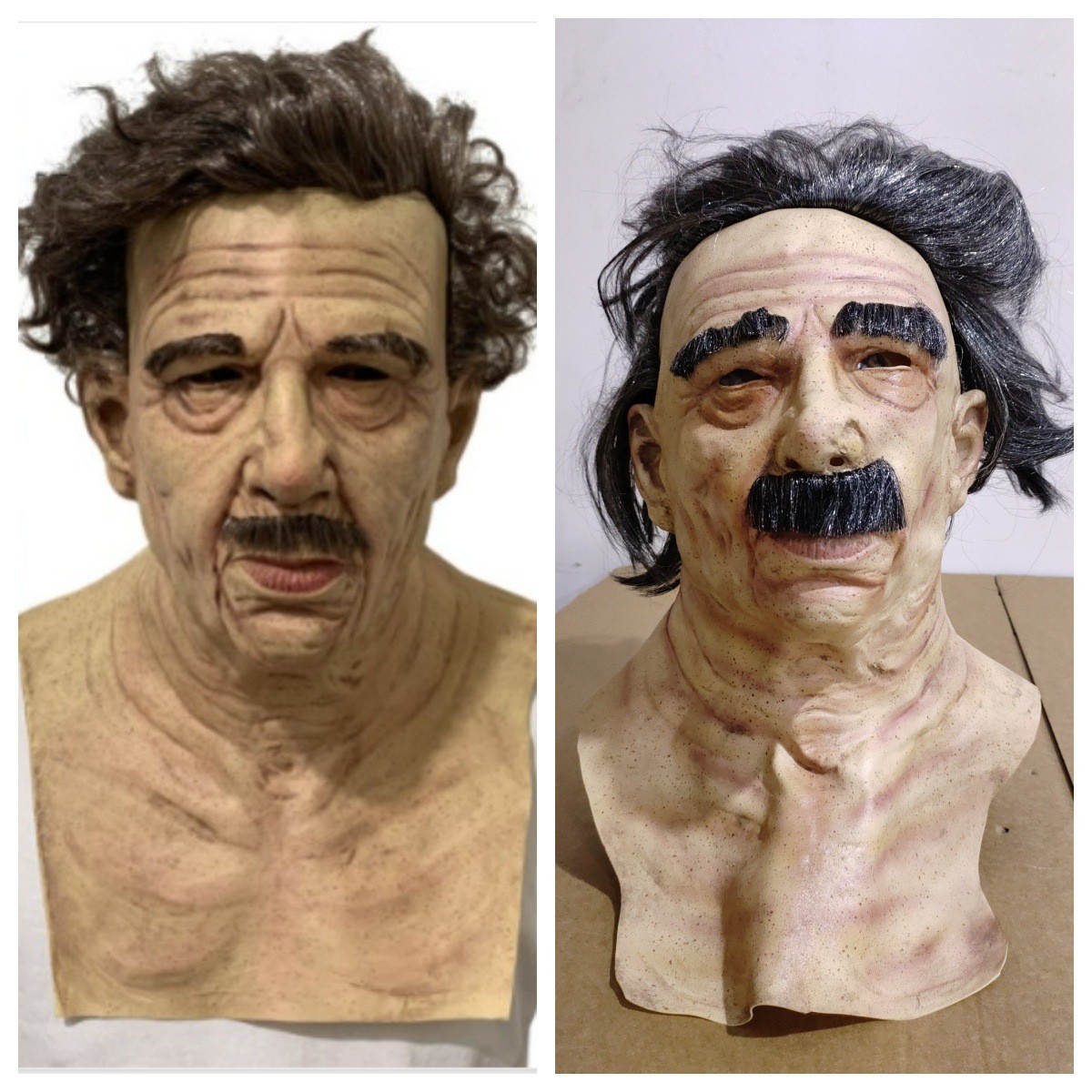 검은 머리를 가진 노인