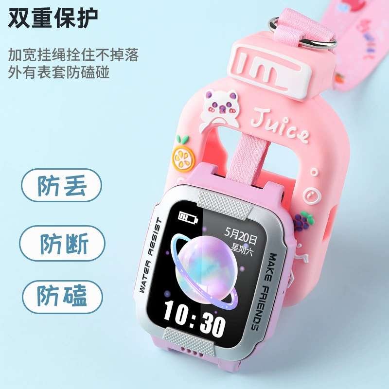 Silicone protective case kit for Z series smartwatches (Z1–Z10), strap, lanyard, screen films