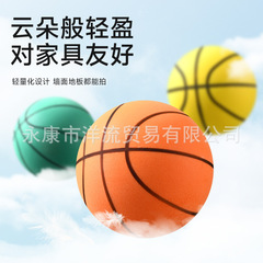 跨境新品 现货 儿童PU静音篮球 室内无声拍拍球 不掉渣无声球