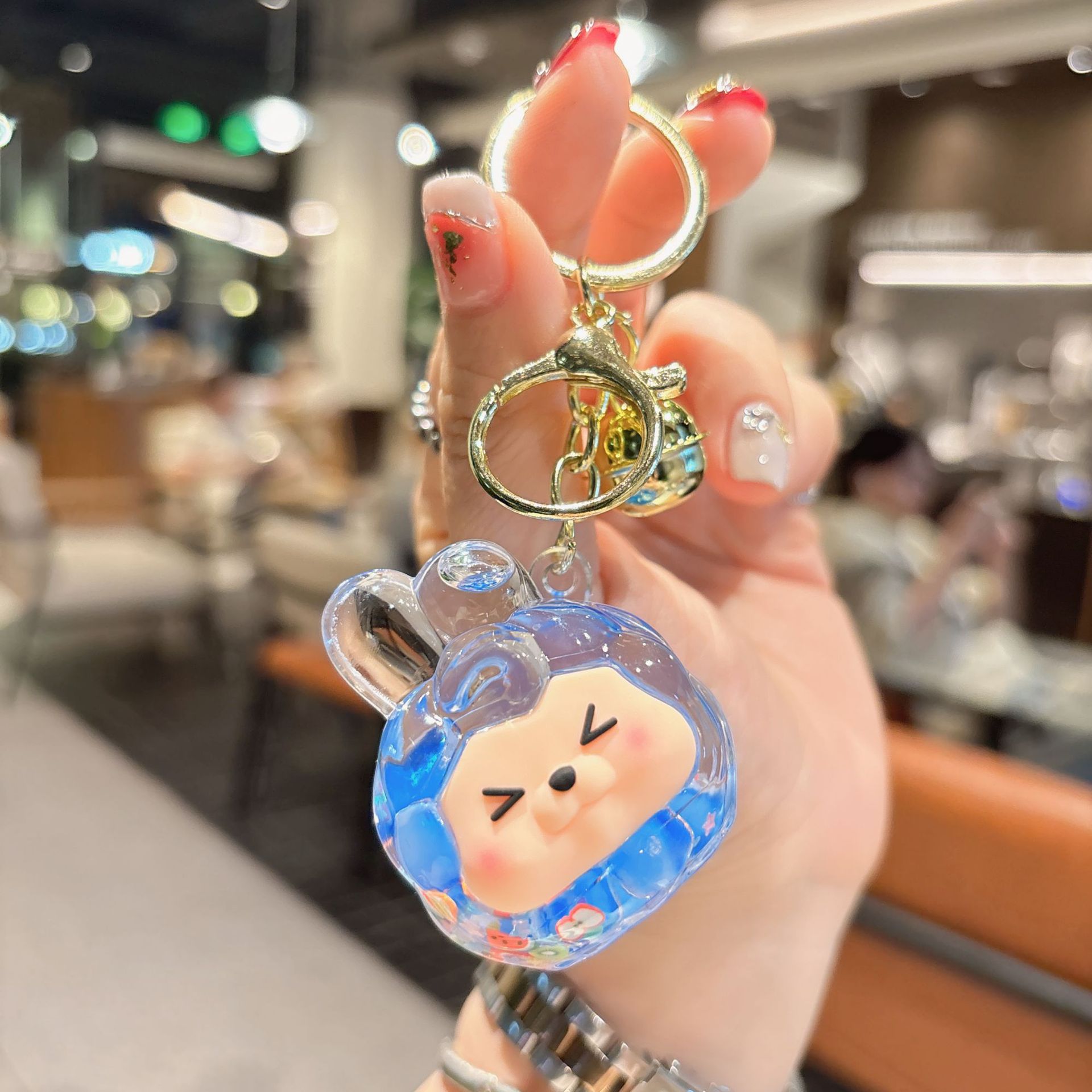 50g Weight Bag Pendant, Keychain Classification 1 Piece Quantity Festival, Shopping Occasion Acrylic Material Cartoon Character Pattern Unisex Gender Cute Style 1 Piece Cute Cartoon Character Acrylic Unisex Bag Pendant Keychain 18