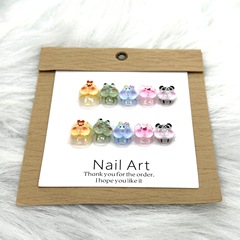 動物樂園立體可愛童趣個性萌嘟嘟款假指甲純手工美甲穿戴甲光療甲