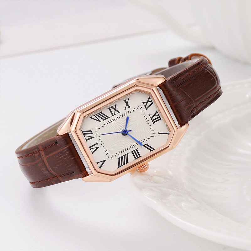 Reloj retro transfronterizo mujer moda elegante estilo barril literario tendencia simple relojes de cuarzo fabricantes al por mayor image 7