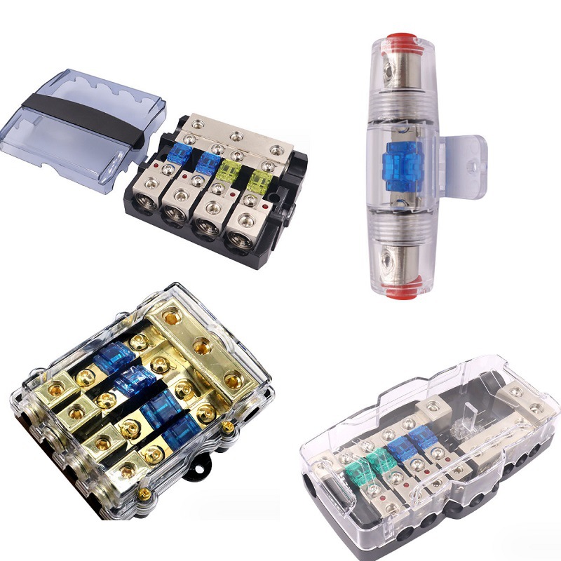 低压AFS保险座HIFI保险丝座汽车音响功放改装AFS保险丝保险座