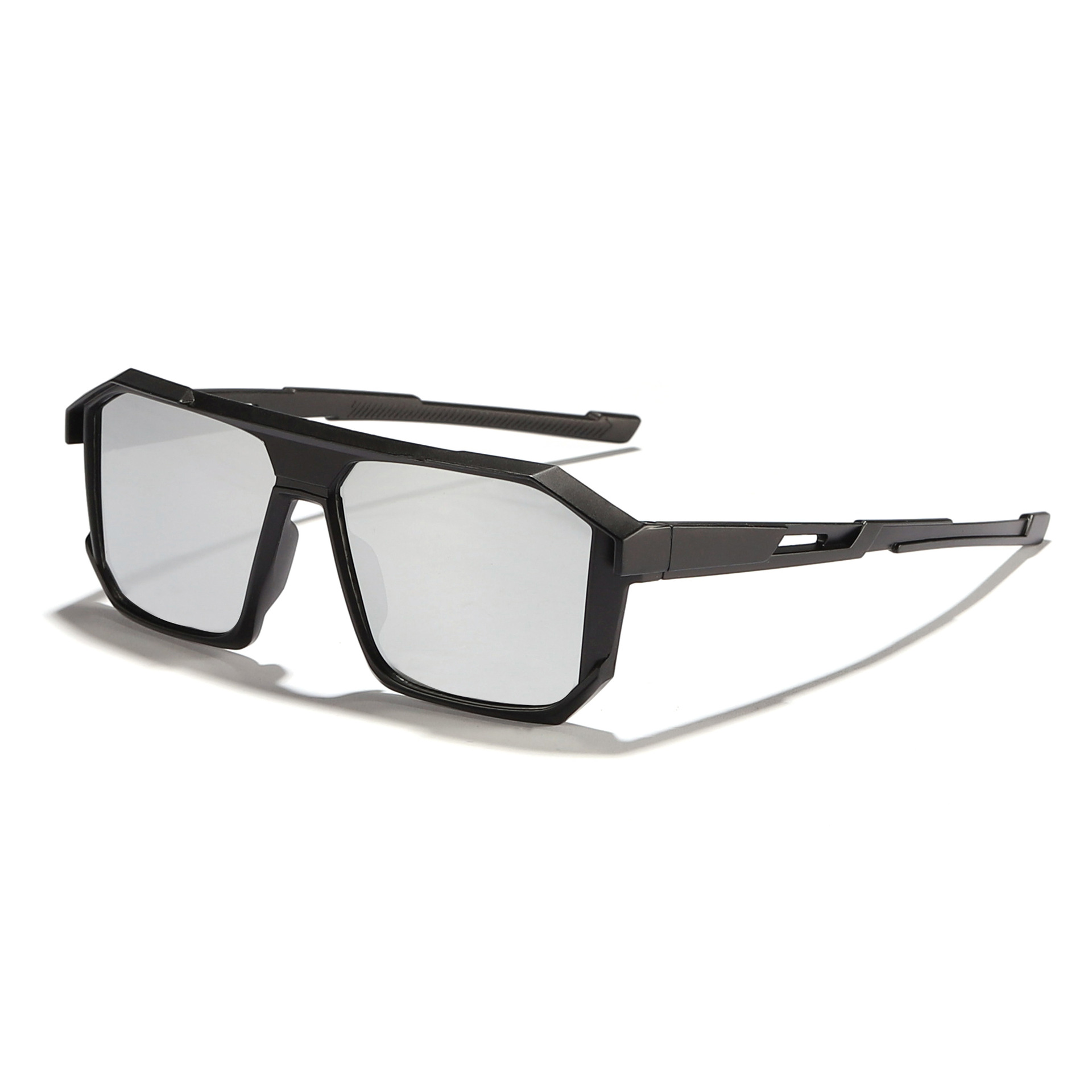 2024 nuevas gafas de sol deportivas con espejo rectangular transfronterizo para hombres y mujeres, gafas de sol de colores para ciclismo al aire libre