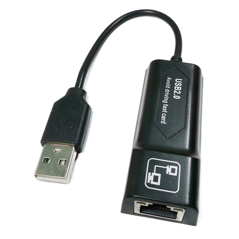 USB al cable del adaptador de Ethernet RJ45 el 100M Nic el 100m del adaptador Drive-free Plug-and-play