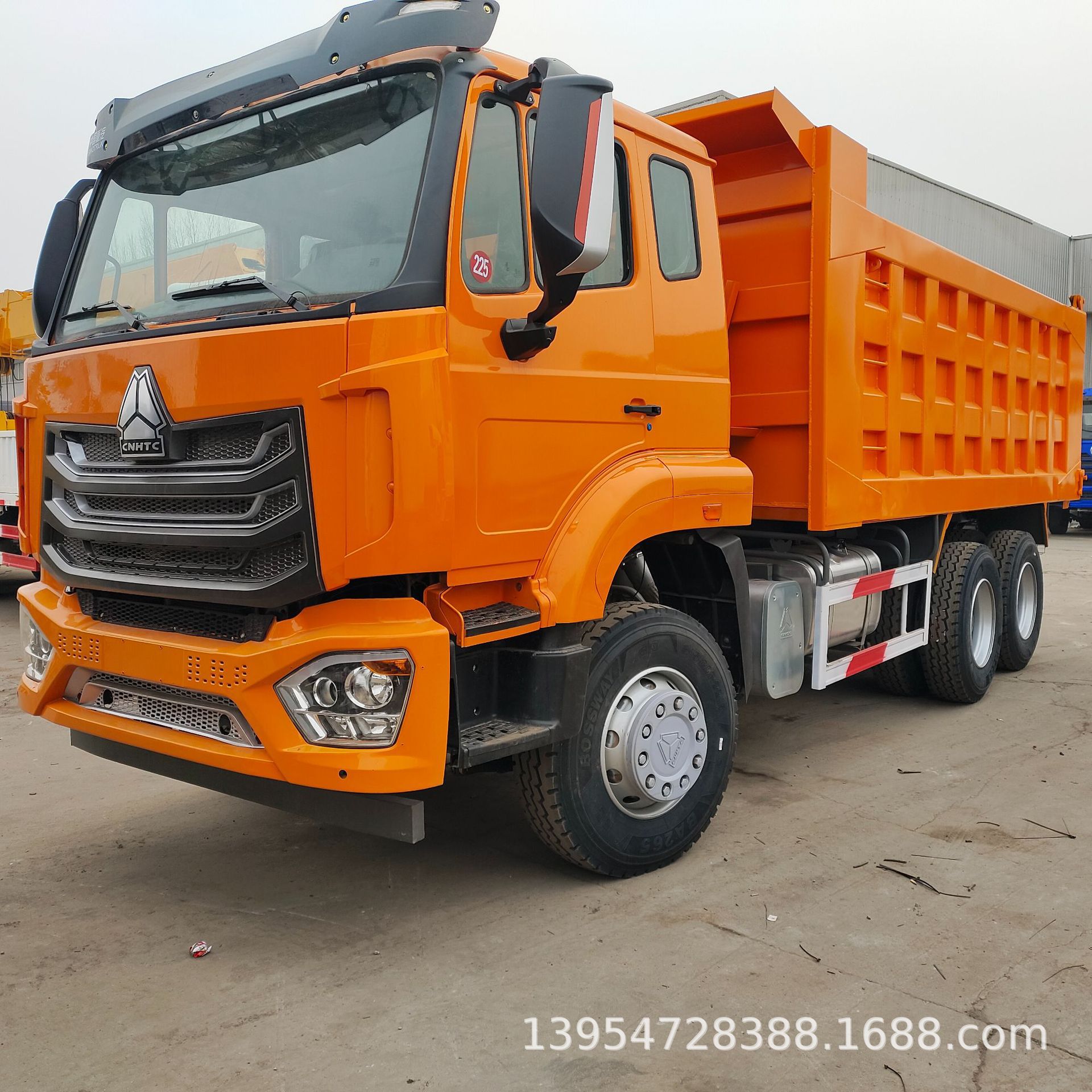 Cross-Border Sales of Howo Dump Trucks, 371 Horsepower, Four-Wheel Front and Eight-Wheel Rear, Used 6×4 Dump Trucks, Howo Trucks