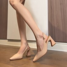 ��ʽ��Ƥ��ͷ��ЬŮ�����¿�һ�ִ���ȹ����ɫǳ������ʱ�и߸�Ь