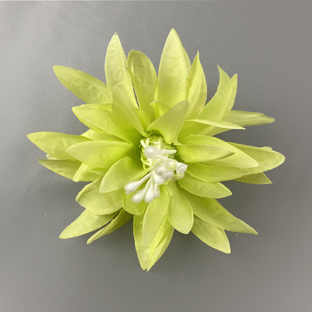 Simulación de flores de crisantemo de garra grande DIY guirlandas hechas a mano gorra gorra gorra gorra accesorios de crisantemo de garra de cangrejo pared de flores fotografía