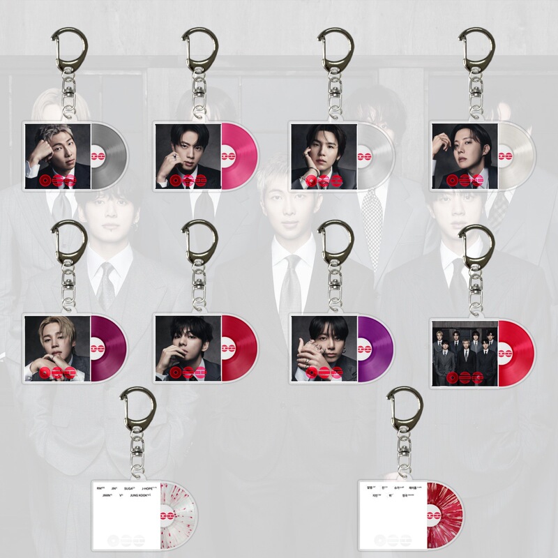 Bulletproof Jimin Jungkook V Suga Rm Jin Jhope Acrylic Keychain Pendant