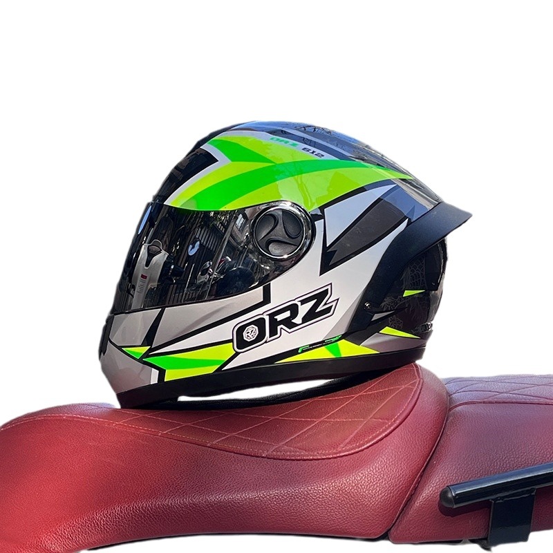 3C certificado estándar nacional motocicleta casco completo hombres y mujeres invierno cálido seguridad cuatro estaciones Caballero coche eléctrico completo