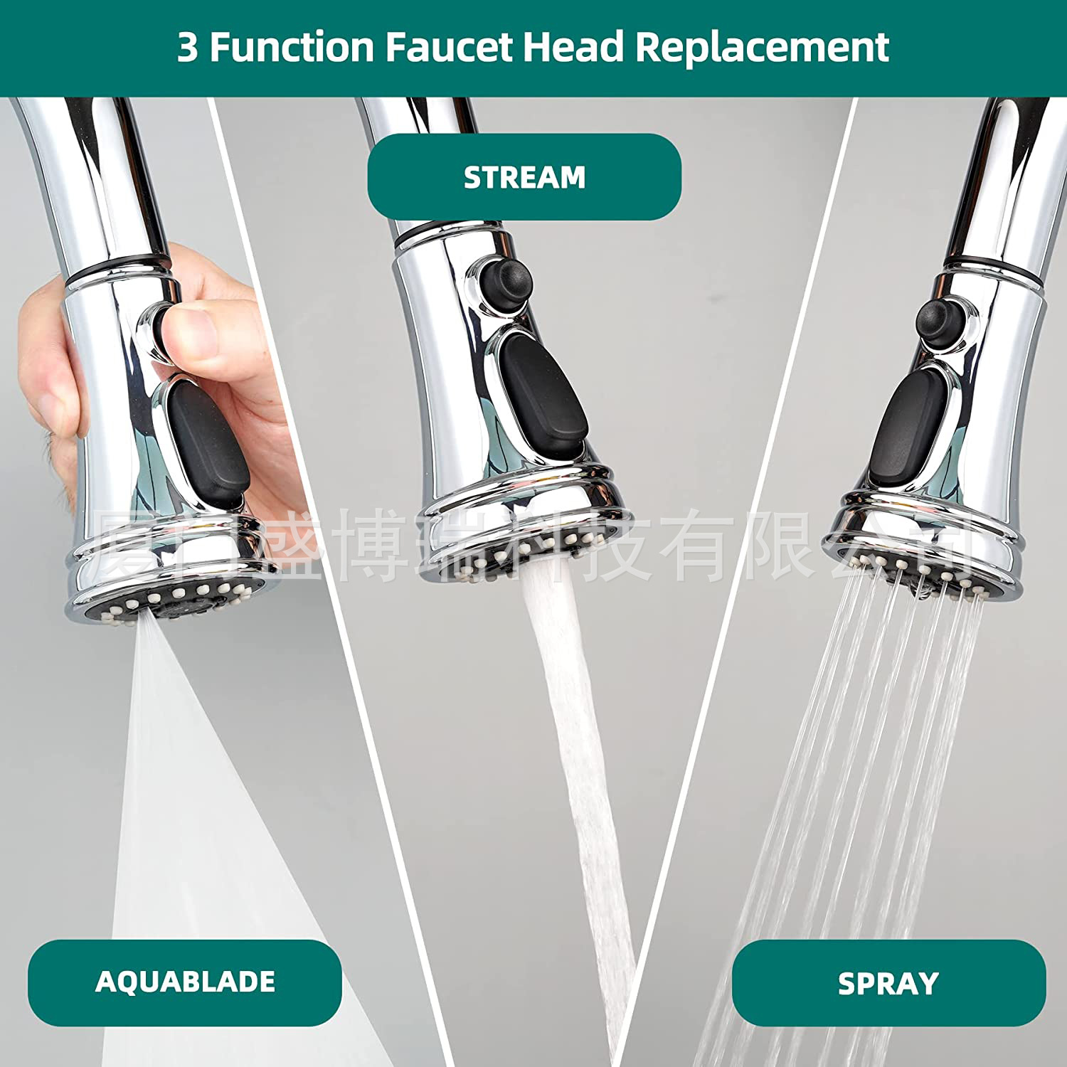 Kitchen pull-out faucet accessories, pull-out head series, sink, sink, multi-functional anti-splash water extension nozzle undefined