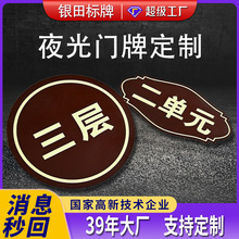 金属套房单元楼标牌定做大厦楼层指示牌定制高端小区安全警示牌