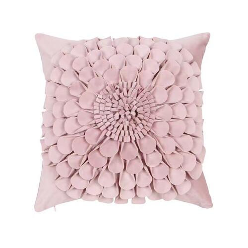 American flower pillow living room sofa car cushion 3D three-dimensional Nordic style cushion office cushion cover