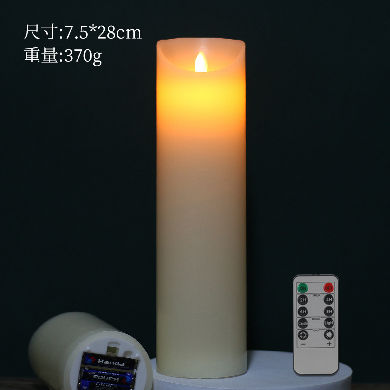 遥控电子蜡烛灯 仿真假蜡烛万圣节七夕情人节氛围灯led蜡烛灯跨境|undefined